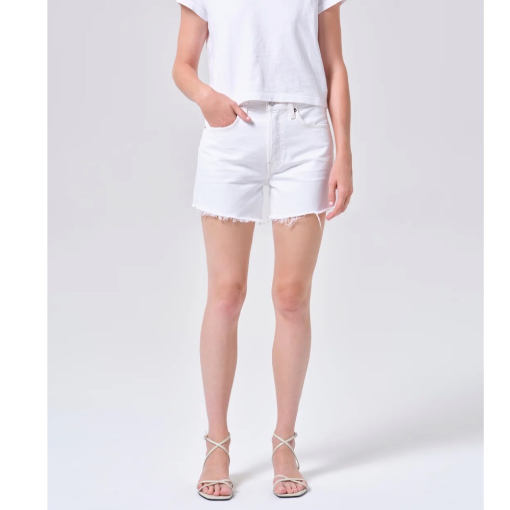 AGOLDE Parker Long Short Panna Cotta White sz 31